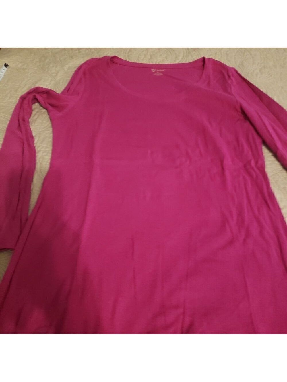 New Direction weekend Long Sleeve Scoop Neck layering tee - Size XL